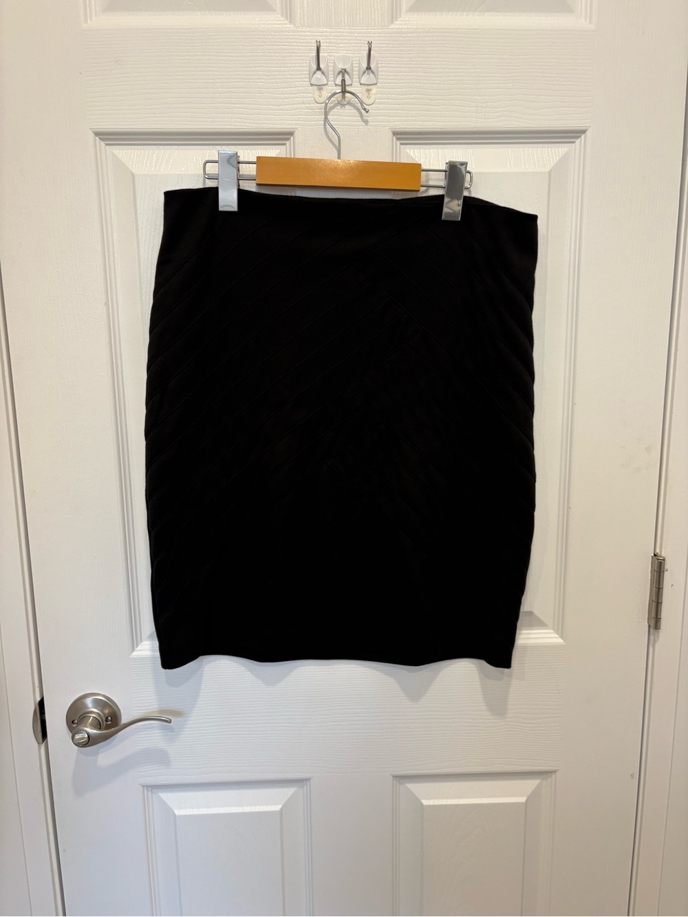 Reitmans Black Women's Knit Pencil Skirt #1254